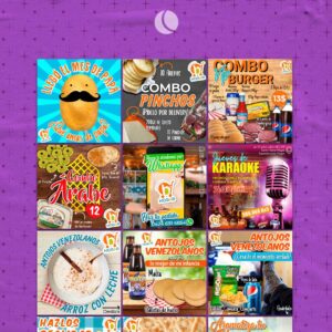 14 Instagram social media graphic design advertising materials